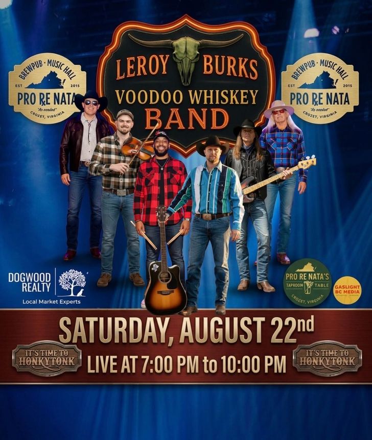 Leroy Burks and the Voodoo Whiskey Band at Pro Re Nata